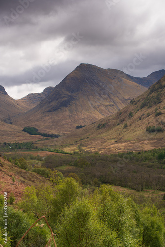 Portrait of a mountain, Scottish Highlands, UK