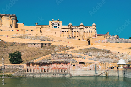 Canvas Print Amber Palace from panoramic view