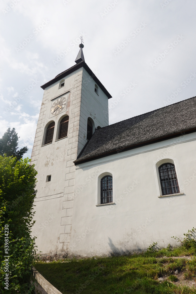 A cathedral in Traunkirchen, Salzkammergut, Austria