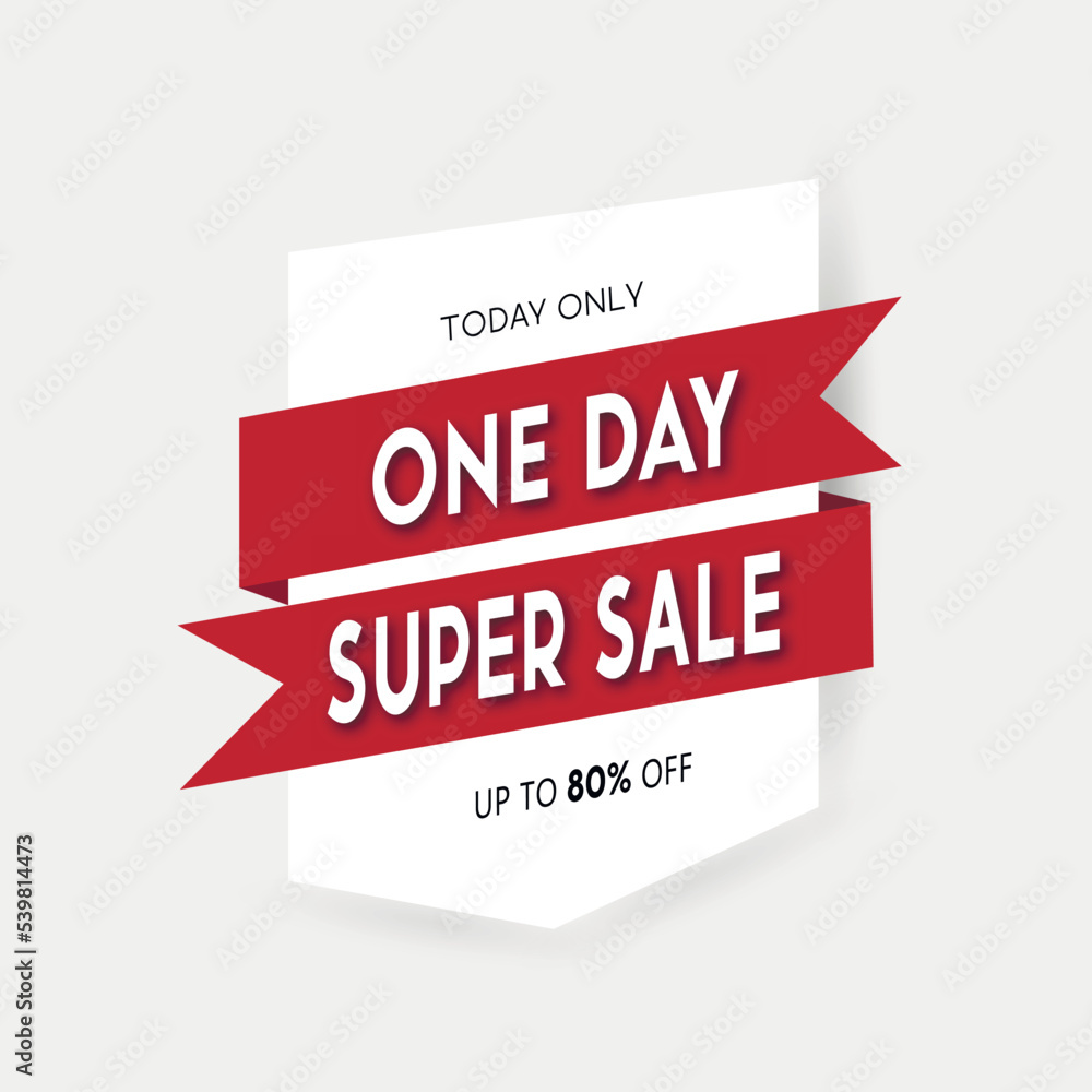 Red sale banner. Vector illustration. Web symboll Red sale banner. Vector illustration. Web symboll