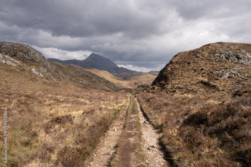 Path to Suilven, Scottish Highlands, Scotland Path to Suilven, Scottish Highlands, Scotland