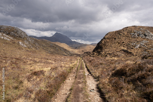 Path to Suilven  Scottish Highlands  Scotland