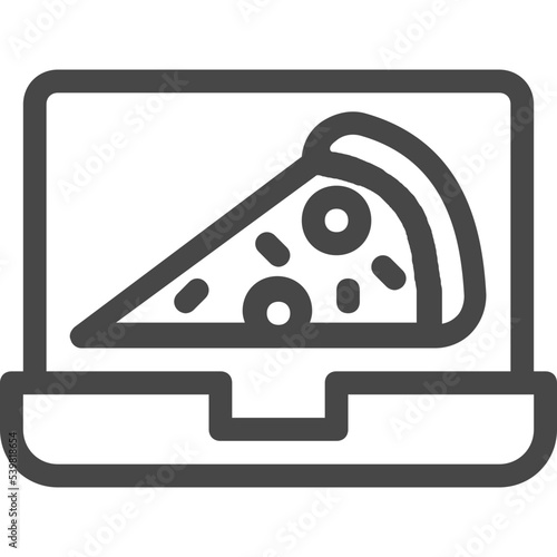 laptop delivery icon