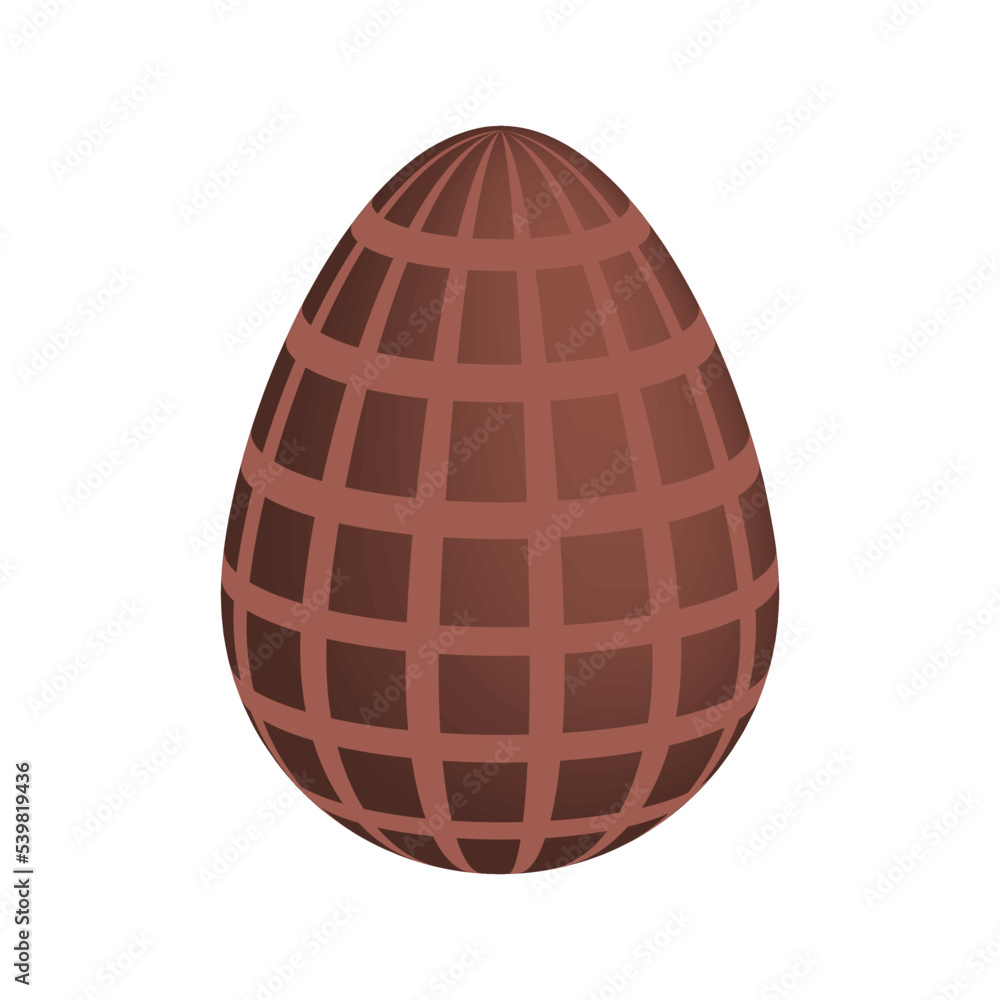 Chocolate Easter eggs. Vector illustration. Chocolate Easter eggs. Vector illustration.
