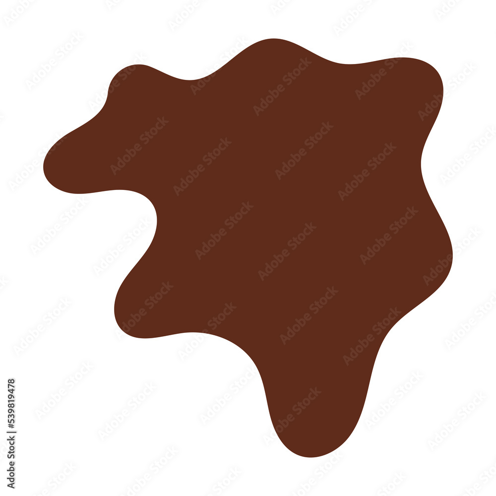 Shape chocolate splash. Vector illustration. Shape chocolate splash. Vector illustration.