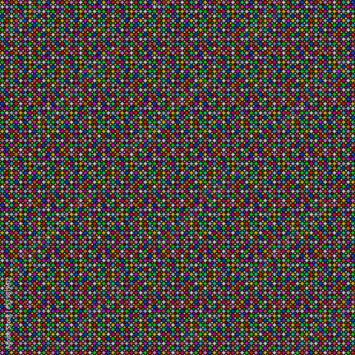 Abstract background or texture with small geometric figures and many happy colors