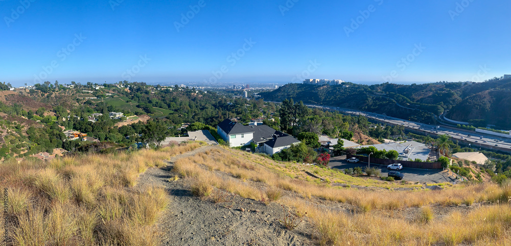 Bel-Air and West Los Angeles fromm Getty View Trail