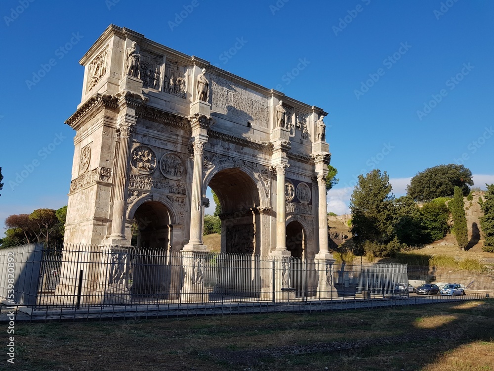 Ancient Gate of Constantine in Rome