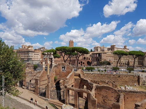 Archaeological excavations in the city of Rome