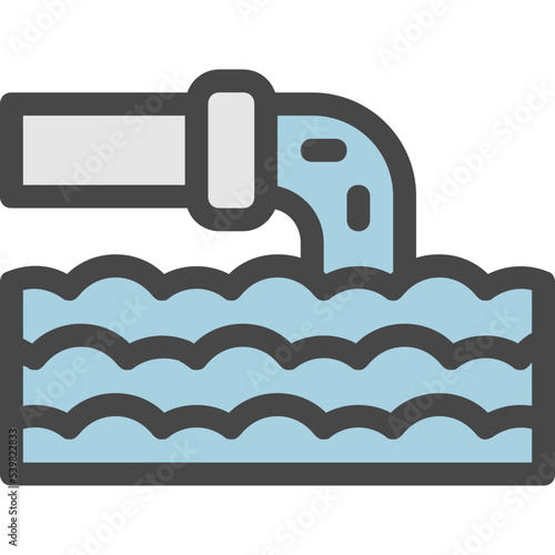 pipe dam icon