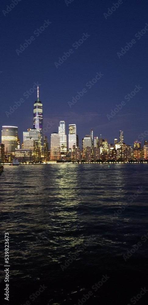 Obraz premium city skyline at night