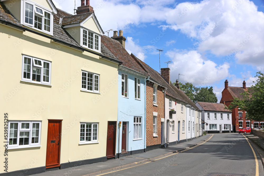 Street in Pershore in Worcestershire