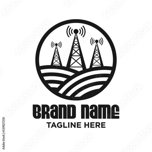 Tower Logo Design Template Inspiration, Vector Illustration.