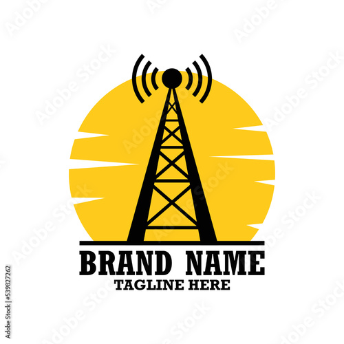 Tower Logo Design Template Inspiration, Vector Illustration.