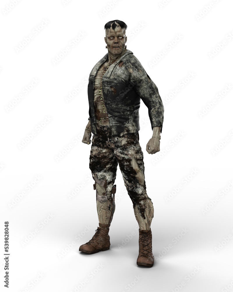 3D rendering of a fantasy monster horror story creature isolated on a transparent background. 3D rendering of a fantasy monster horror story creature isolated on a transparent background.
