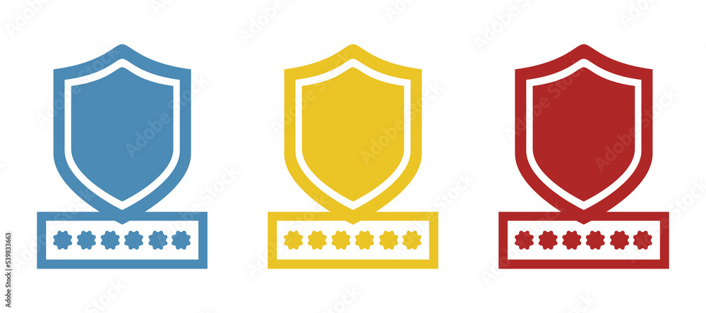 password icon, shield concept, protection, vector illustration password icon, shield concept, protection, vector illustration
