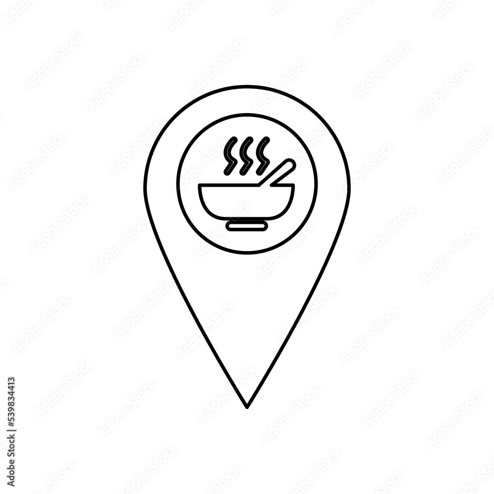 delivery marker icon, vector illustration delivery marker icon, vector illustration