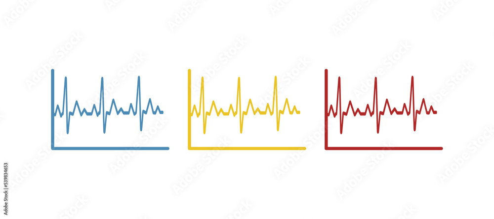 cardiogram icon on a white background, vector illustration cardiogram icon on a white background, vector illustration