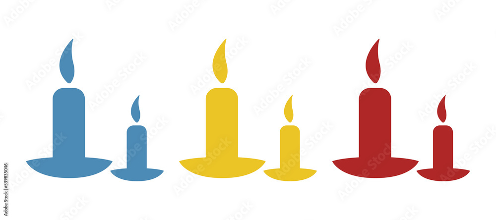 candle icon, light concept, vector illustration candle icon, light concept, vector illustration