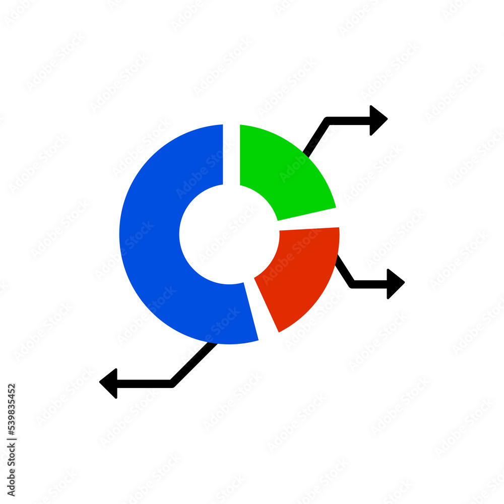 pie chart icon, vector illustration pie chart icon, vector illustration