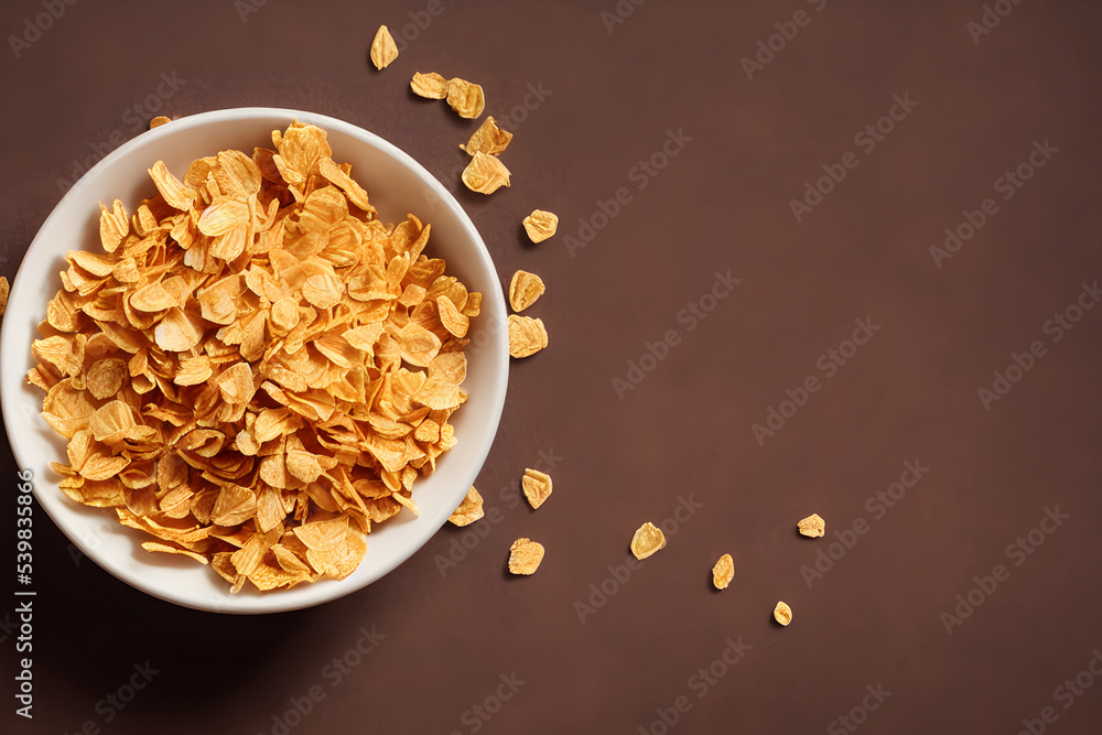 cornflakes, a light food item for breakfast, good for dieters cornflakes, a light food item for breakfast, good for dieters