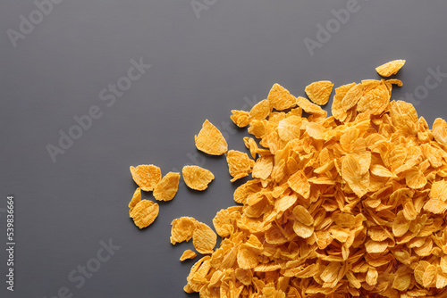 Fényképezés cornflakes, a light food item for breakfast, good for dieters