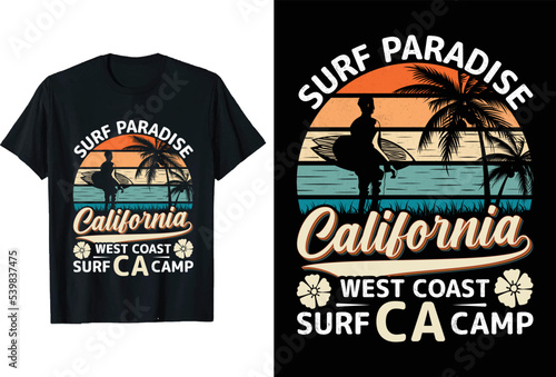 Surf Paradise California T-shirt 