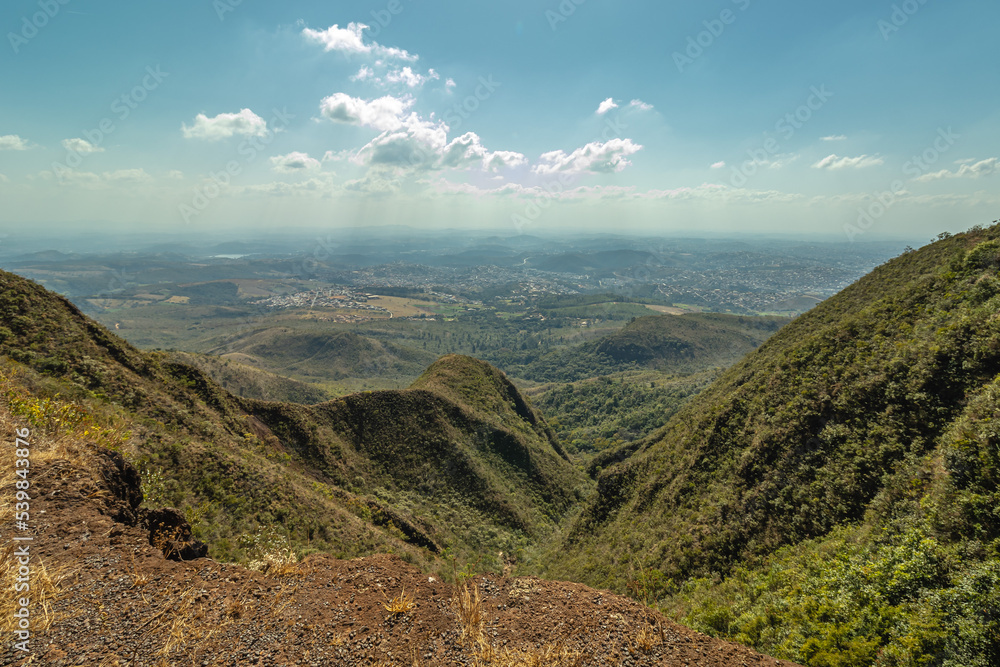 Fototapeta premium natural landscape in Serra do Rola Moça, in the city of Belo Horizonte, State of Minas Gerais, Brazil