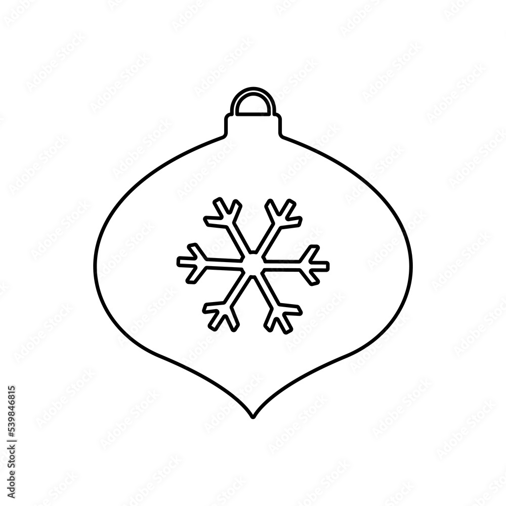 Christmas toy icon, vector illustration Christmas toy icon, vector illustration