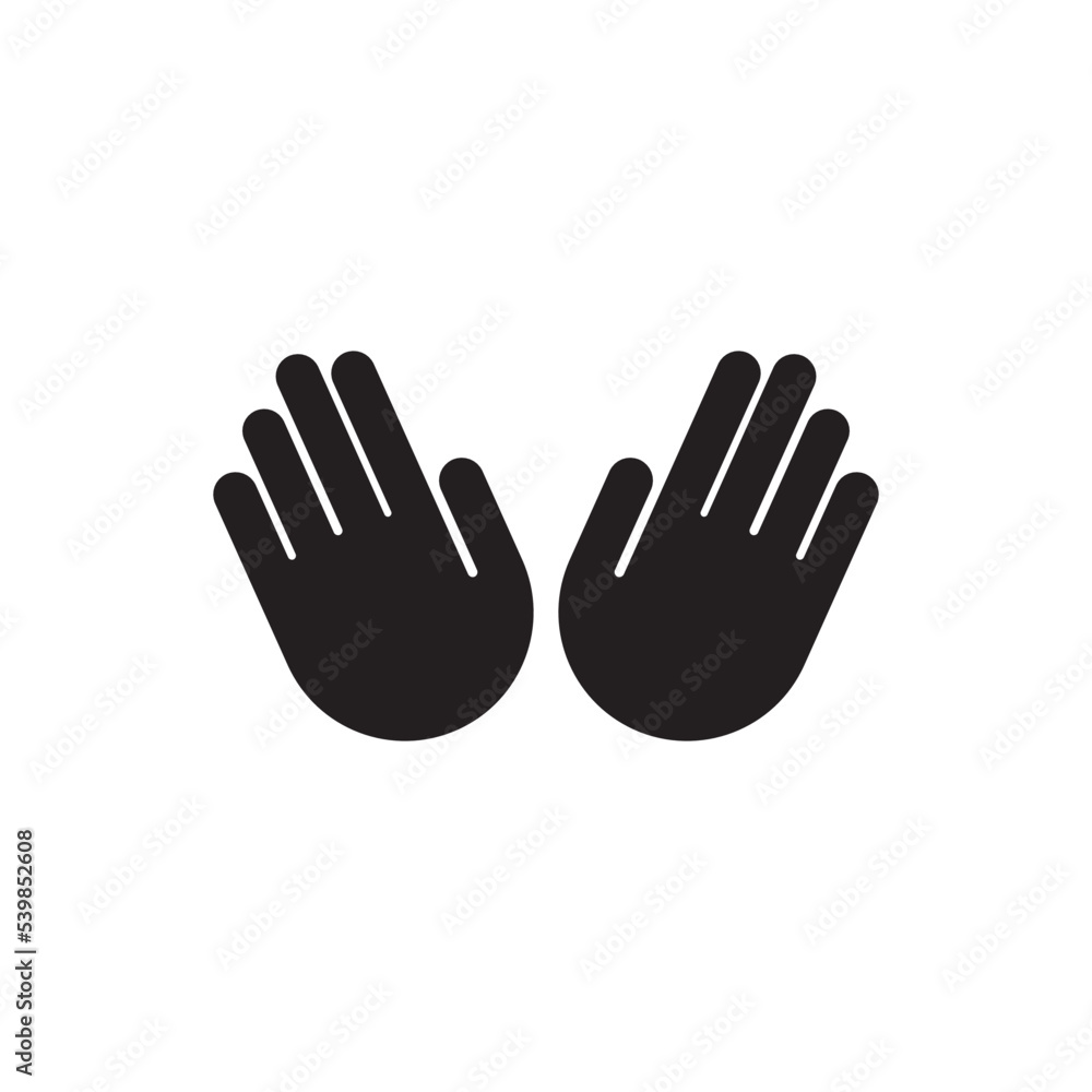 hand icon logo vector design template hand icon logo vector design template