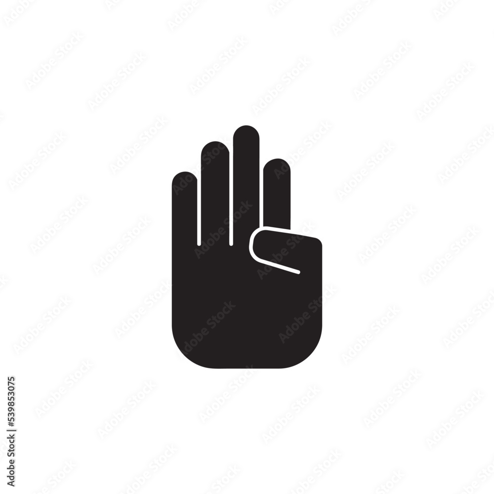 hand icon logo vector design template hand icon logo vector design template