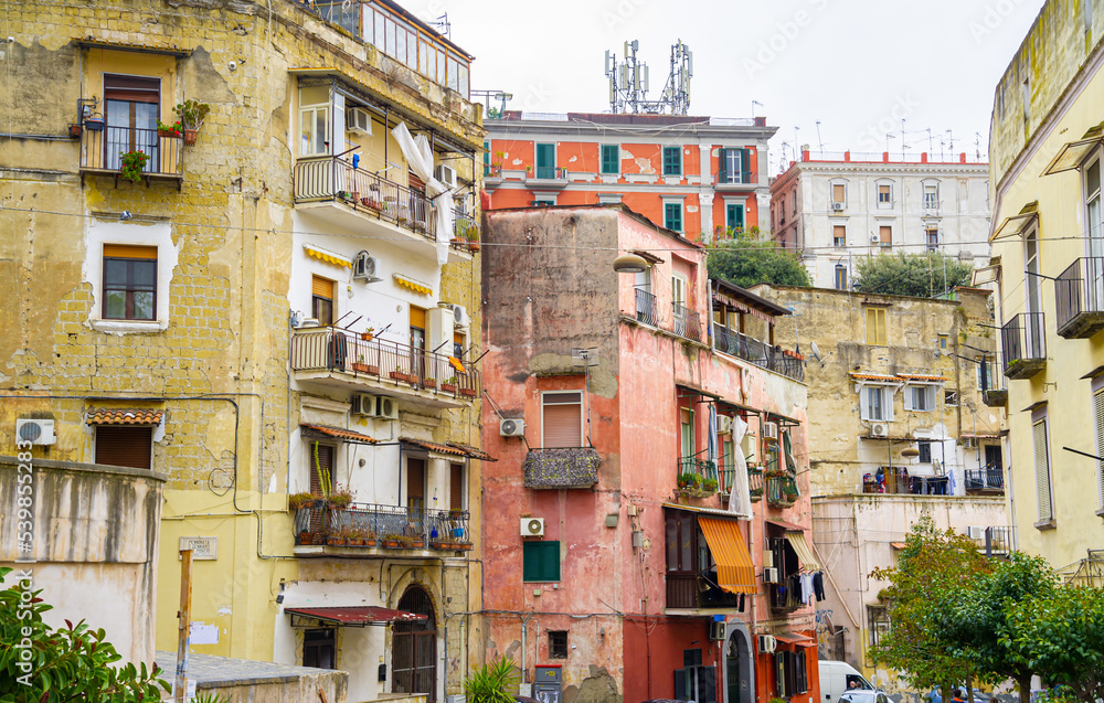 Colorful blocks in Naples