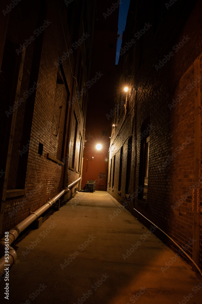 Alleyway downtown Nashville Tennessee Alleyway downtown Nashville Tennessee