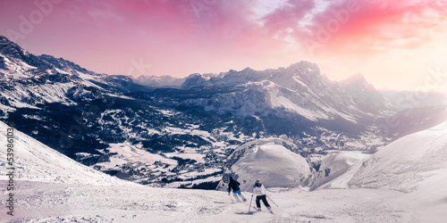 Skigebiet, Fieberbrunn, Österreich  photo