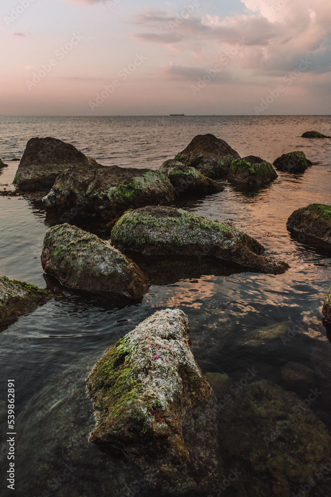 sunrise on the coast