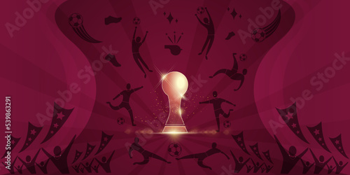 football Background for banner, card, website. soccer championship