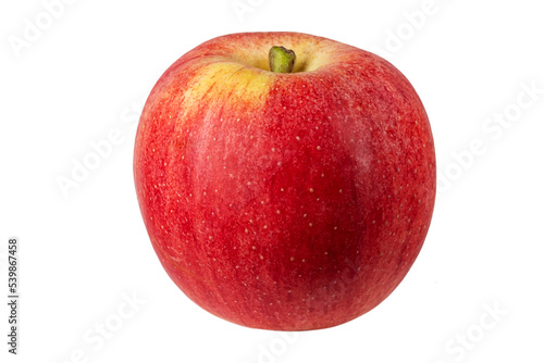 fresh ripe red apple isolated on white background