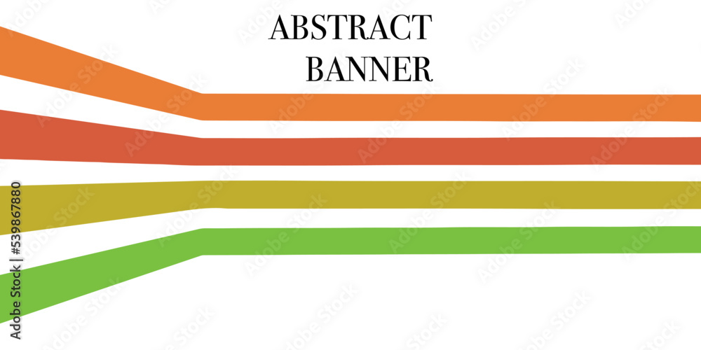 abstract banner with retro lines abstract banner with retro lines
