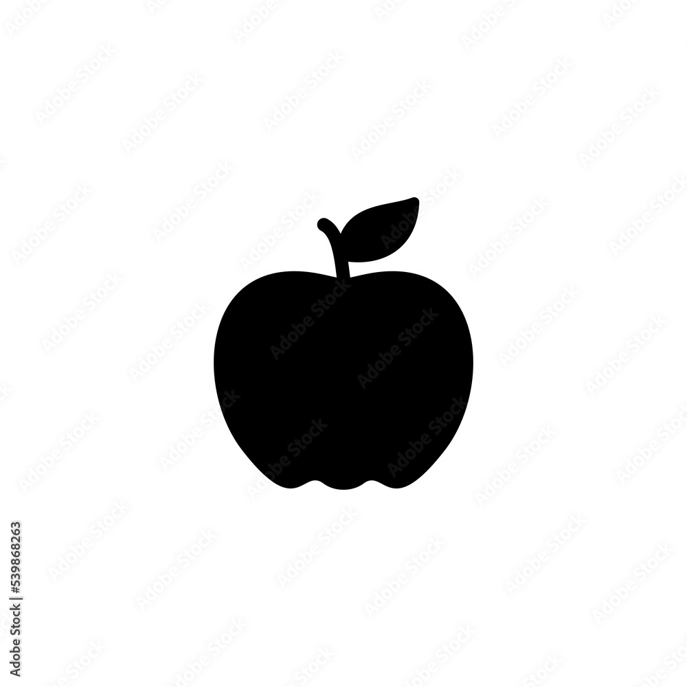 Apple icon vector illustration. Apple sign and symbols for web design. Apple icon vector illustration. Apple sign and symbols for web design.