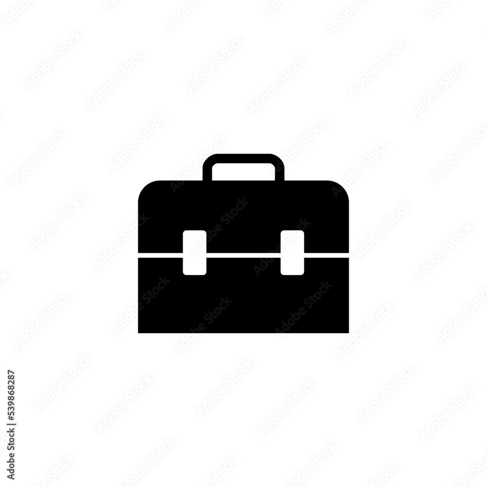 Briefcase icon vector illustration. suitcase sign and symbol. luggage symbol. Briefcase icon vector illustration. suitcase sign and symbol. luggage symbol.