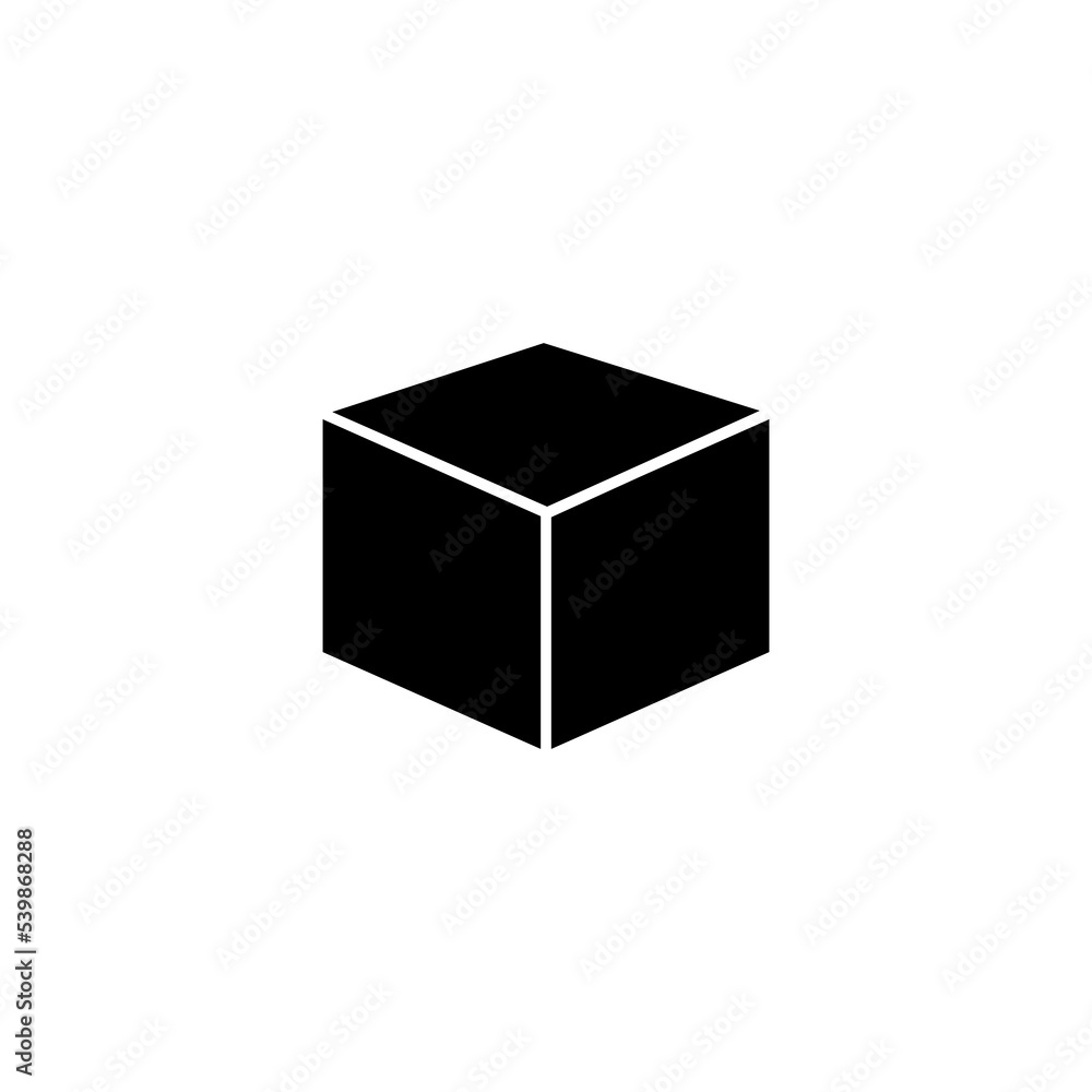 Box icon vector illustration. box sign and symbol, parcel, package Box icon vector illustration. box sign and symbol, parcel, package