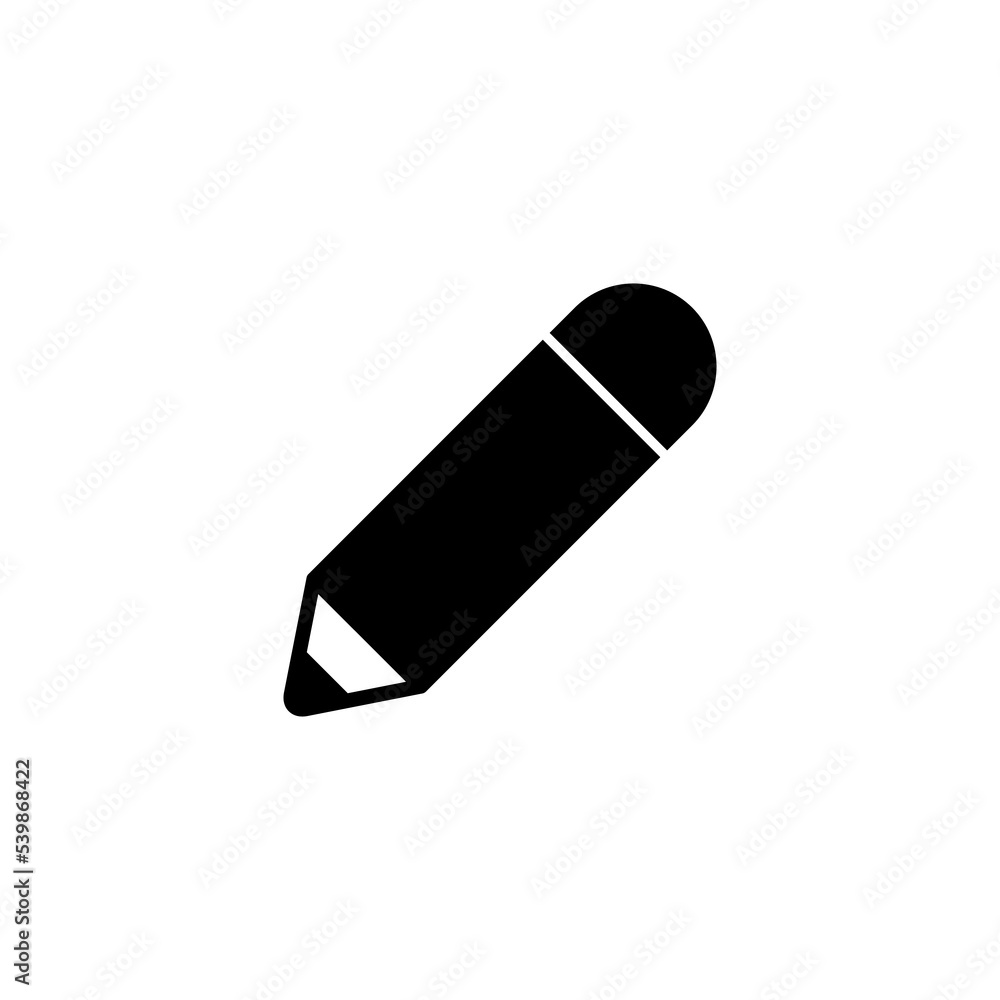 Pencil icon vector illustration. pen sign and symbol. edit icon vector Pencil icon vector illustration. pen sign and symbol. edit icon vector