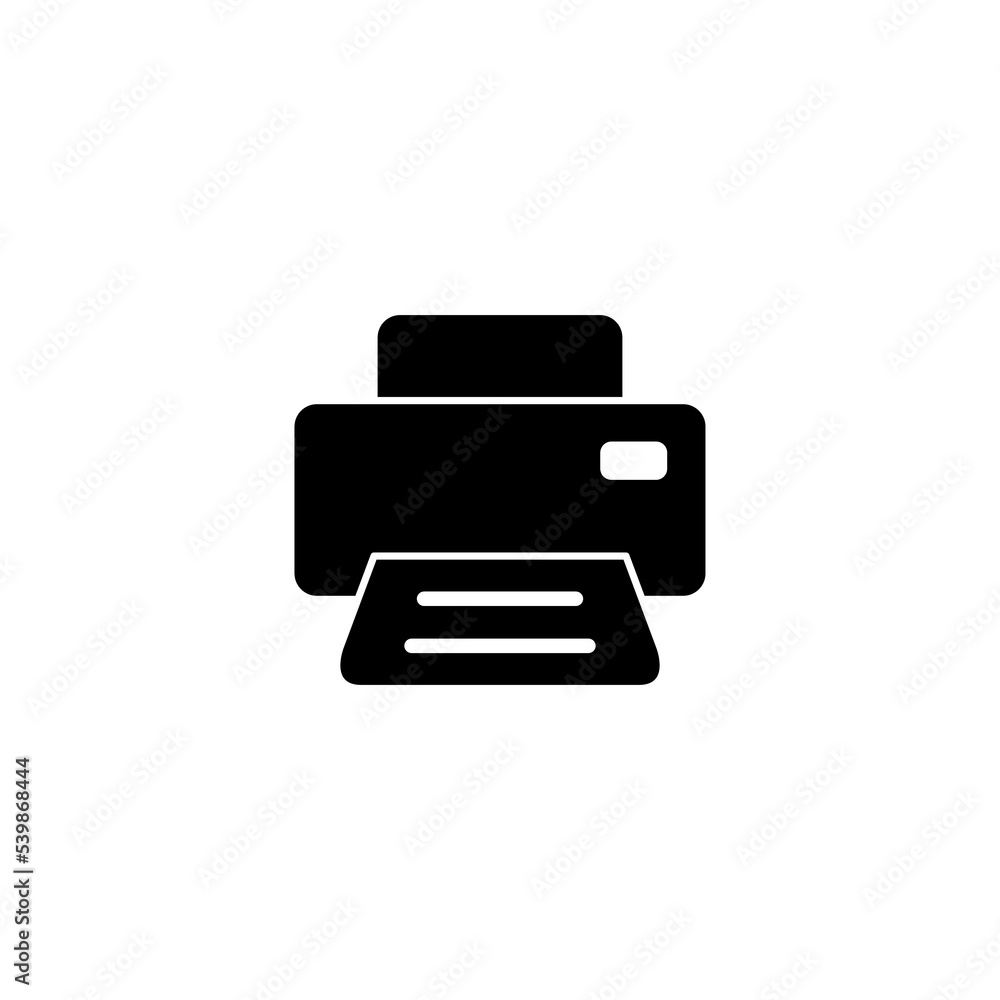 Print icon vector illustration. printer sign and symbol Print icon vector illustration. printer sign and symbol