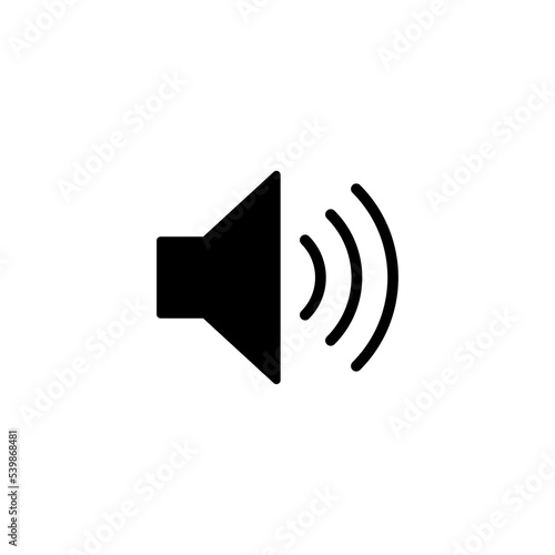Speaker icon vector illustration. volume sign and symbol. loudspeaker icon. sound symbol