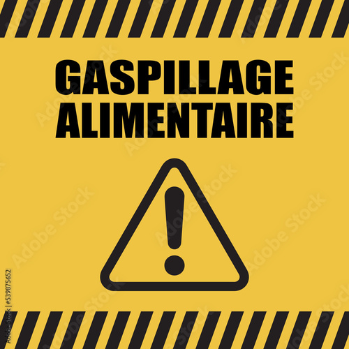 Logo gaspillage alimentaire.