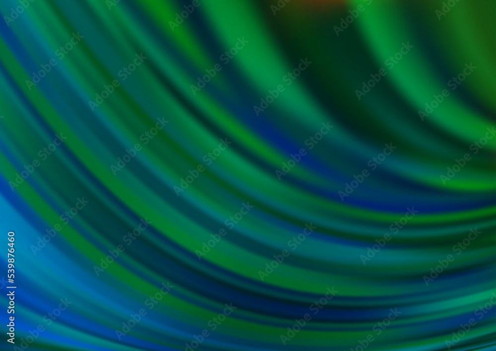 Light Blue, Green vector template with liquid shapes. Light Blue, Green vector template with liquid shapes.