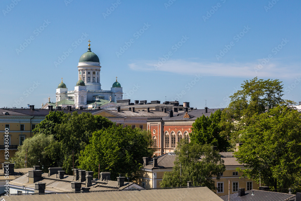 Panoramic view of Helsinki