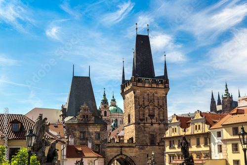 Photography Panoramic aerial view of Prague