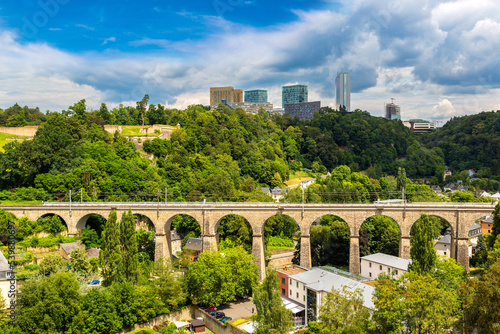 Train bridge in Luxembourg