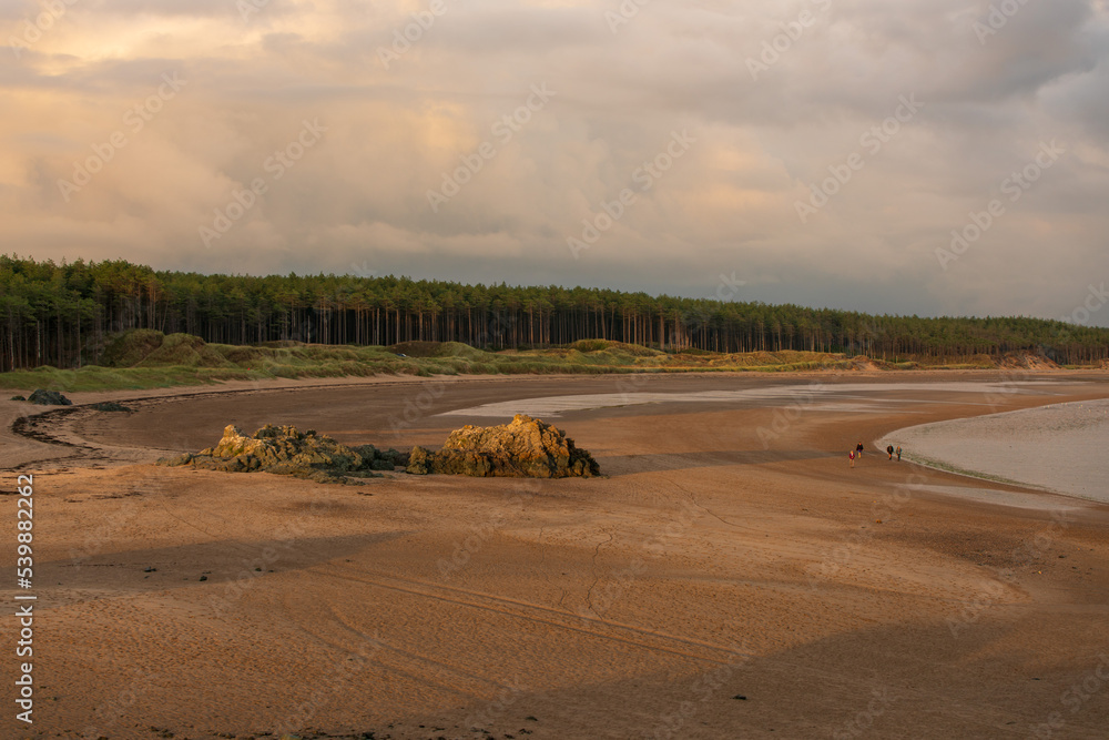 Obraz premium Newborough beach, Isle of Anglesey, Wales, UK